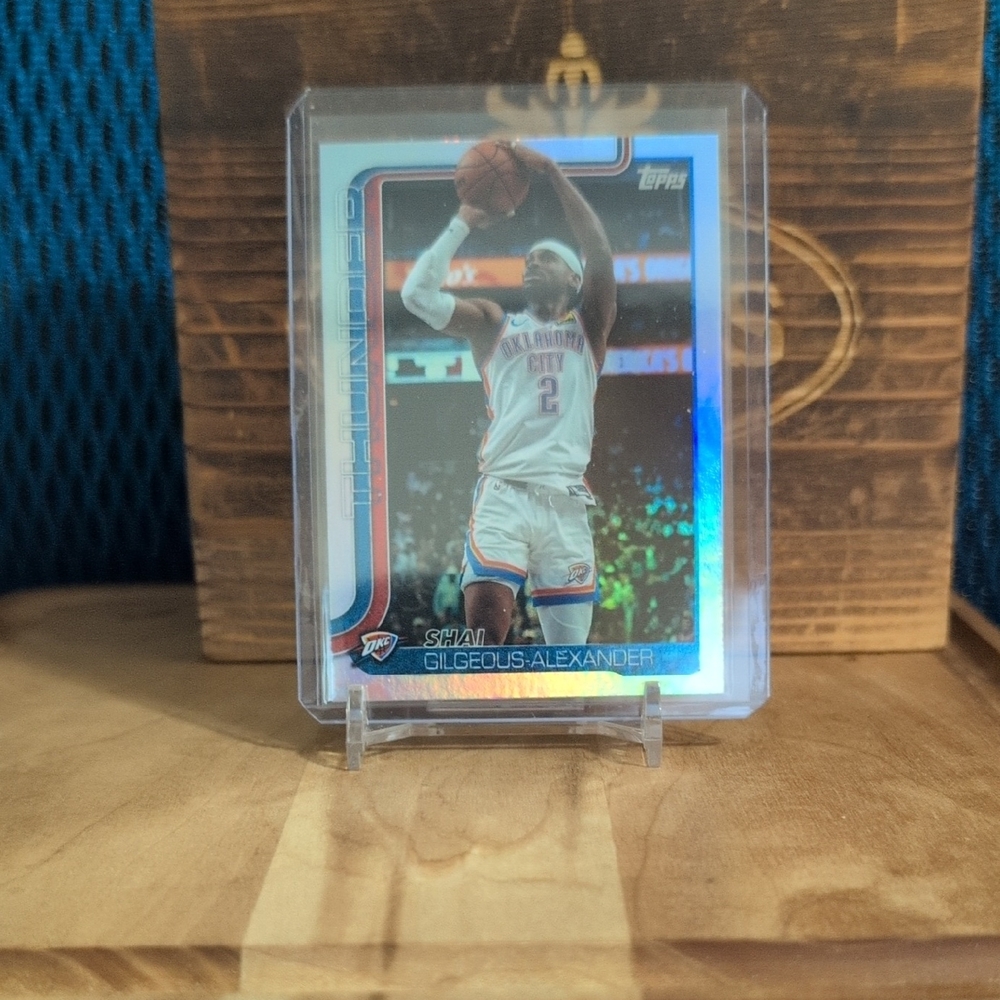 2025-26 Topps Shai Gilgeous-Alexander Holo Foil Thunder 🔥🔥🔥